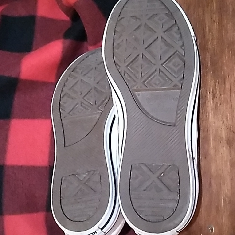 Converse polka dot all star size 9 gray white low top - Picture 5 of 5
